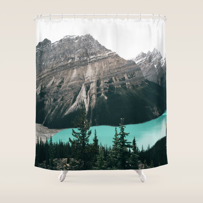 Peyto Lake II Shower Curtain Gallery Image 1