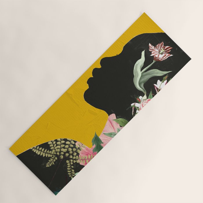 Floral Portrait 17 Yoga Mat Gallery Image 1