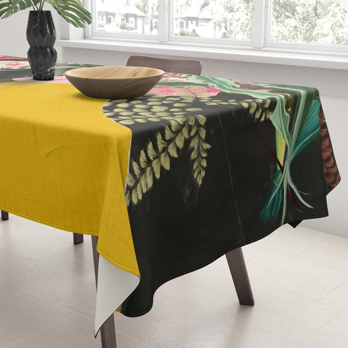 Floral Portrait 17 Tablecloth Gallery Image 3