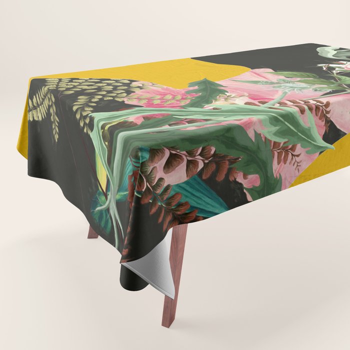Floral Portrait 17 Tablecloth Gallery Image 1
