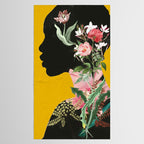 Floral Portrait 17 Tablecloth Gallery Image 2