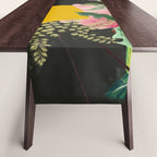 Floral Portrait 17 Table Runner Gallery Image 1