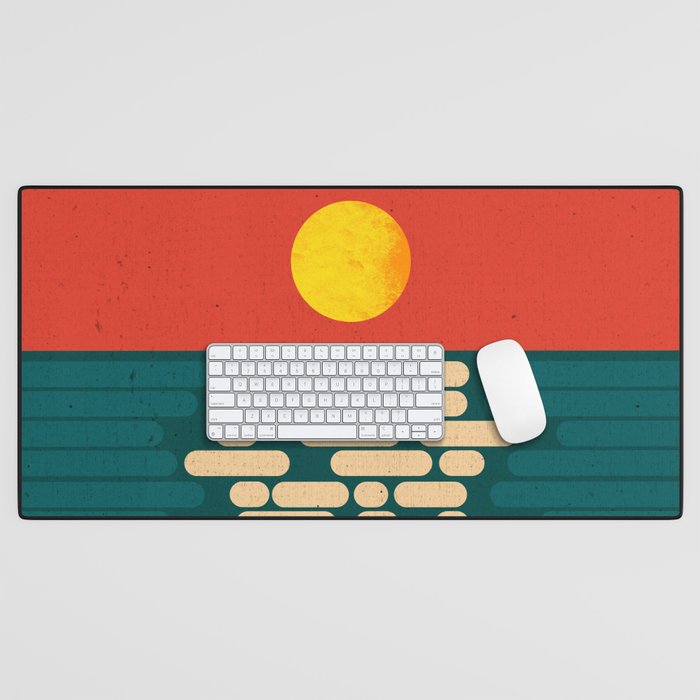 Sun Over The Sea - Afternoon Desk Mat Gallery Image 1
