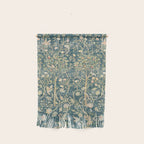 William Morris Melsetter Trellis Teal Botanical Birds Art Wall Hanging Gallery Image 1