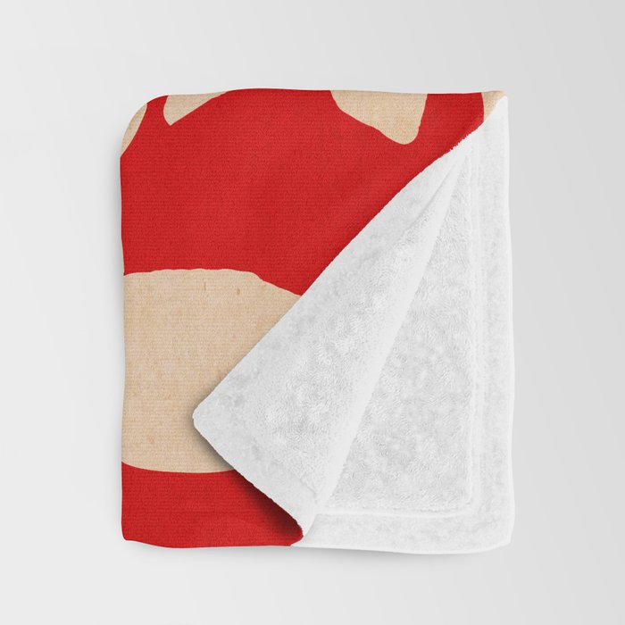 Abstract Minimal Flowers 7 Throw Blanket Gallery Image 3
