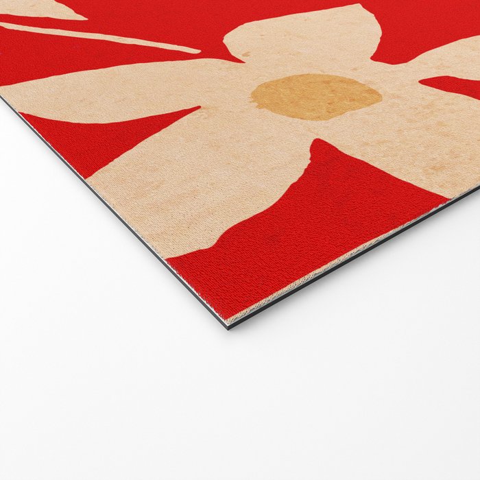 Abstract Minimal Flowers 7 Welcome Mat Gallery Image 2