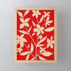 Abstract Minimal Flowers 7 Mini Art Print Gallery Image 1