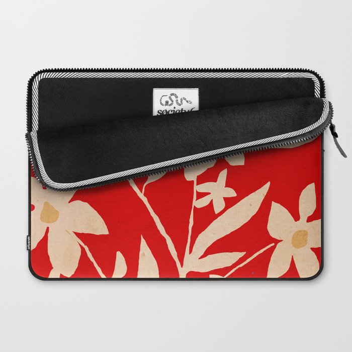 Abstract Minimal Flowers 7 Laptop Sleeve Gallery Image 2