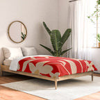 Abstract Minimal Flowers 7 Comforter Gallery Image 2