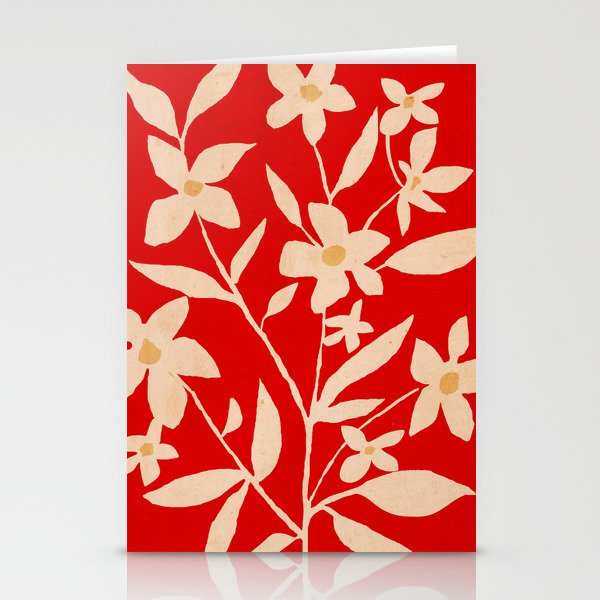 Abstract Minimal Flowers 7 Stationery Card Gallery Image 1