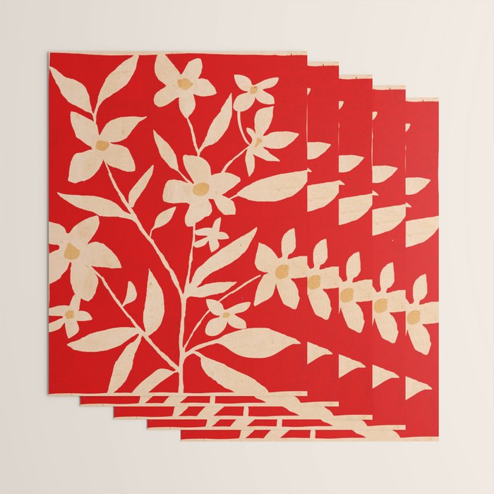 Abstract Minimal Flowers 7 Wrapping Paper Gallery Image 3