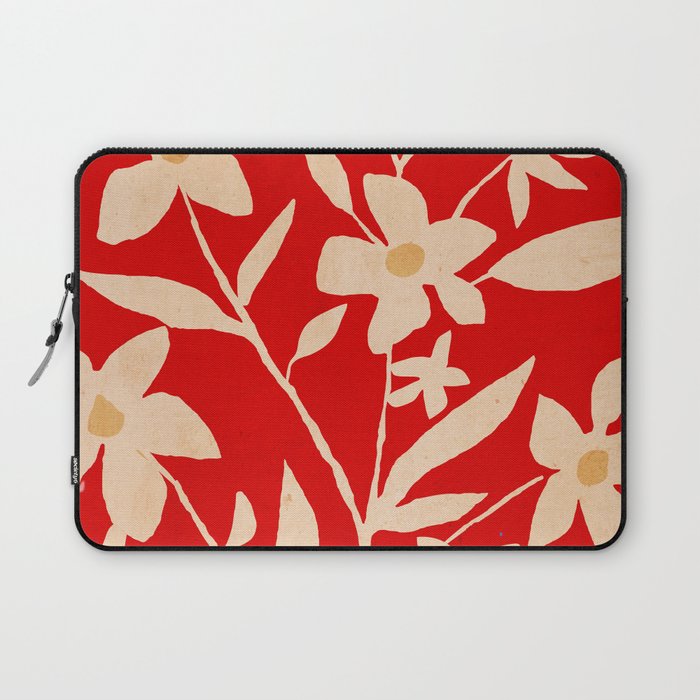 Abstract Minimal Flowers 7 Laptop Sleeve Gallery Image 1