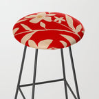 Abstract Minimal Flowers 7 Stool Gallery Image 2