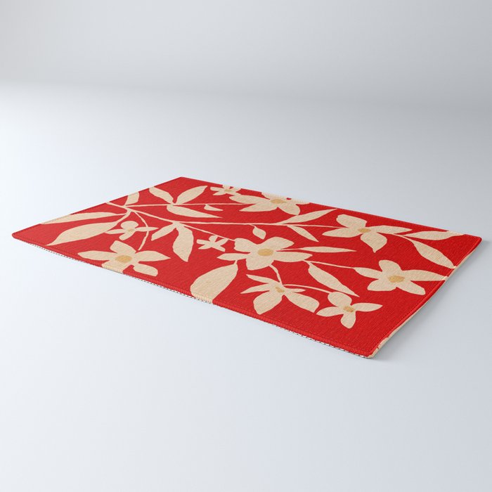 Abstract Minimal Flowers 7 Rug Gallery Image 3