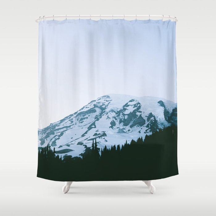 Mount Rainier VI Shower Curtain Gallery Image 1