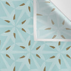 Sky Blue Moroccan Geometric Birds in Flight Wall Tapestry Gallery Image 3