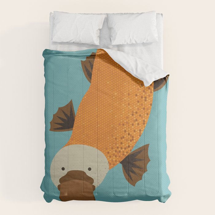 Whimsy Platypus Comforter Gallery Image 1