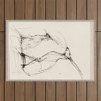 Hare Pair Outdoor Rug Gallery Image 1