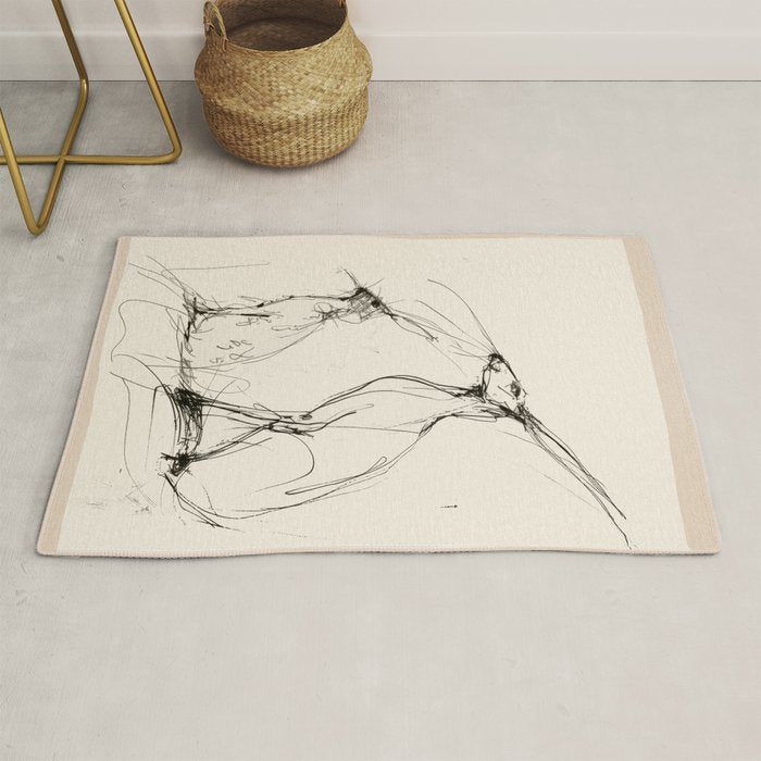 Hare Pair Rug Gallery Image 1