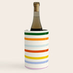Retro Rainbow Stripe Wine Chiller Gallery Image 1