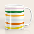 Retro Rainbow Stripe Coffee Mug Gallery Image 1