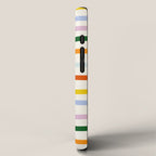 Retro Rainbow Stripe iPhone Case Gallery Image 2