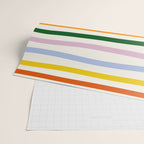 Retro Rainbow Stripe Wrapping Paper Gallery Image 2