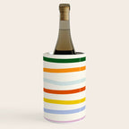 Retro Rainbow Stripe Wine Chiller Gallery Image 2