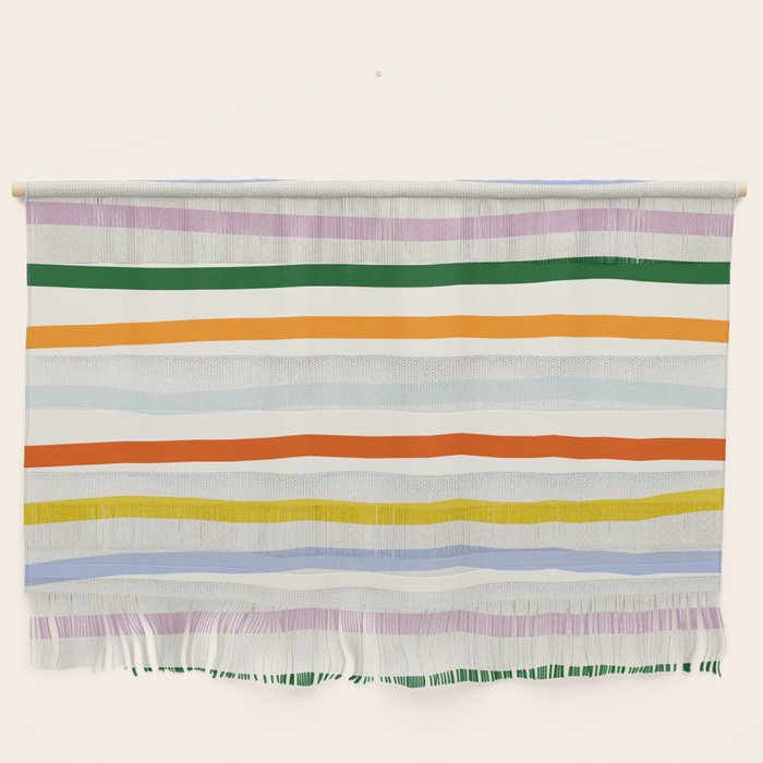 Retro Rainbow Stripe Wall Hanging Gallery Image 1