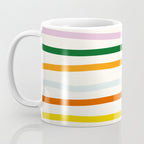 Retro Rainbow Stripe Coffee Mug Gallery Image 3