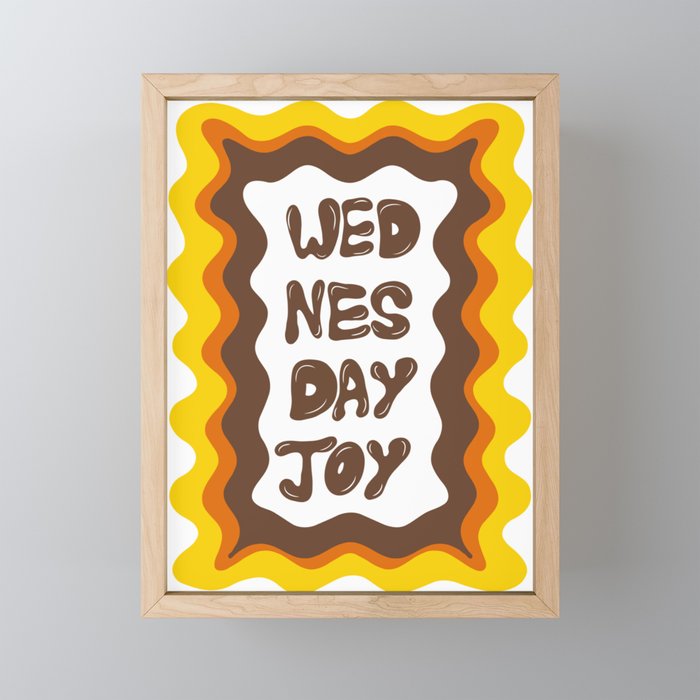 Wednesday- joy Mini Art Print Gallery Image 1