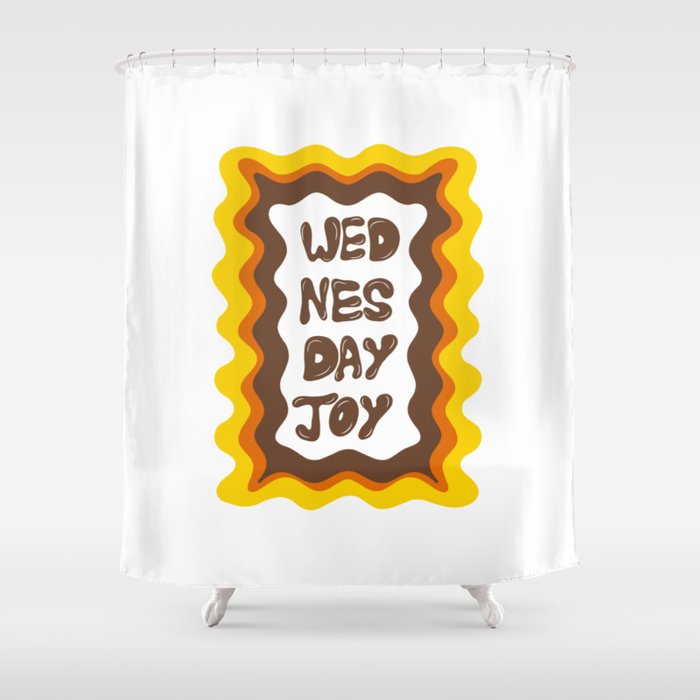 Wednesday- joy Shower Curtain Gallery Image 1
