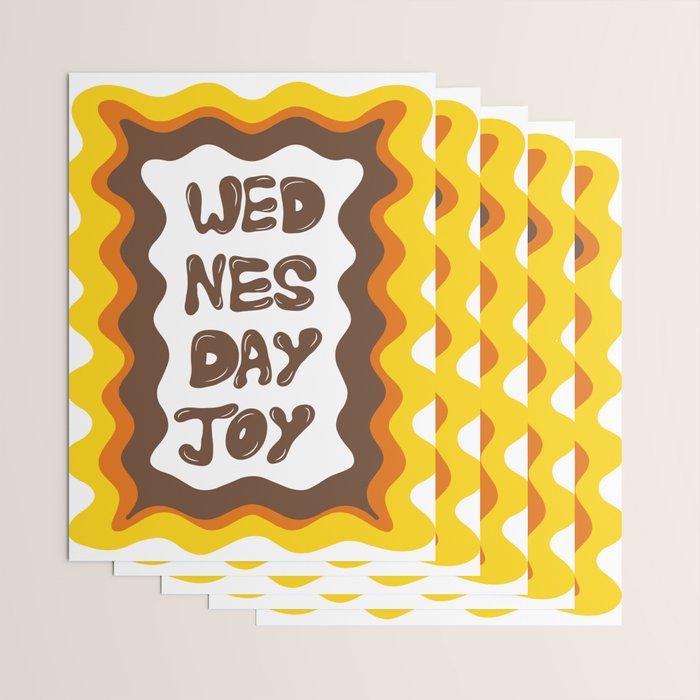 Wednesday- joy Wrapping Paper Gallery Image 3