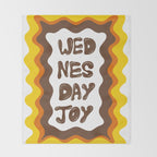 Wednesday- joy Throw Blanket Gallery Image 2