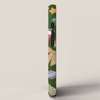 Cute Christmas Dark Green iPhone Case Gallery Image 2
