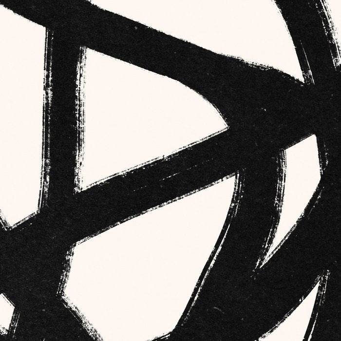 Abstract Black and White Organic Shape Elegant Monochrome Pattern Coffee Mug Gallery Image 2