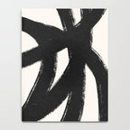 Abstract Black and White Organic Shape Elegant Monochrome Pattern Notebook Gallery Image 4