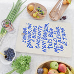 French Words Cutting Board Gallery Image 2