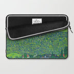 Gustav Klimet "Litzlberg on Lake Attersee" Laptop Sleeve Gallery Image 2