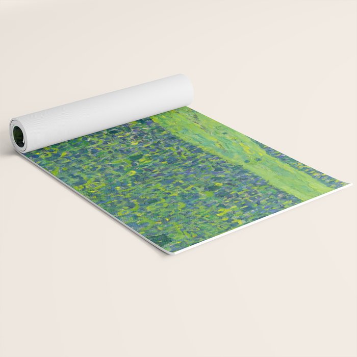 Gustav Klimet "Litzlberg on Lake Attersee" Yoga Mat Gallery Image 2