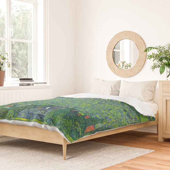 Gustav Klimet "Litzlberg on Lake Attersee" Duvet Cover Gallery Image 2