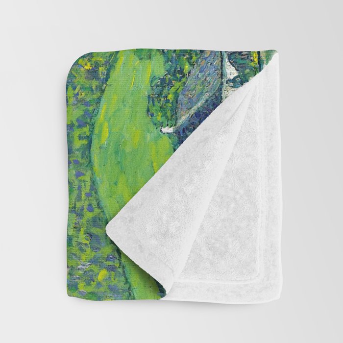 Gustav Klimet "Litzlberg on Lake Attersee" Throw Blanket Gallery Image 3