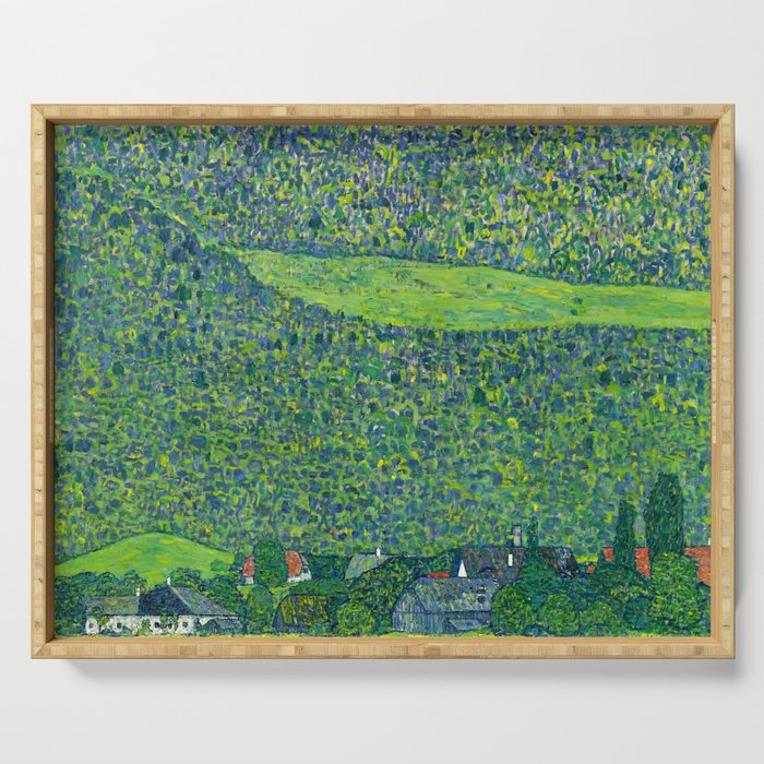 Gustav Klimet "Litzlberg on Lake Attersee" Serving Tray Gallery Image 1
