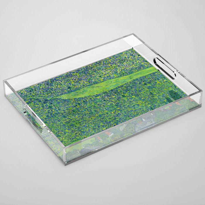 Gustav Klimet "Litzlberg on Lake Attersee" Acrylic Tray Gallery Image 1