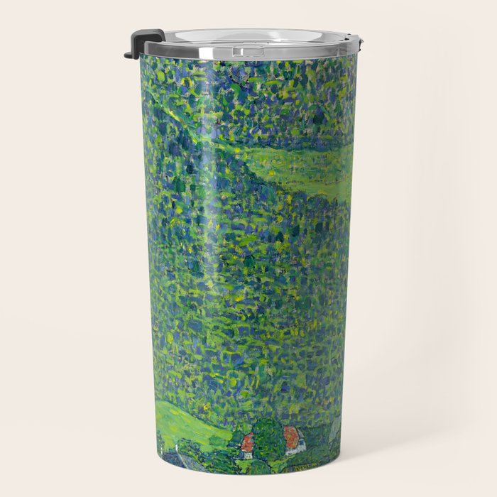 Gustav Klimet "Litzlberg on Lake Attersee" Travel Mug Gallery Image 3