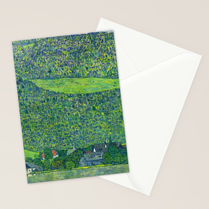 Gustav Klimet "Litzlberg on Lake Attersee" Stationery Card Gallery Image 2