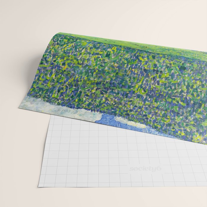 Gustav Klimet "Litzlberg on Lake Attersee" Wrapping Paper Gallery Image 2