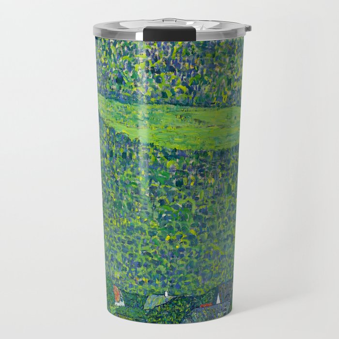 Gustav Klimet "Litzlberg on Lake Attersee" Travel Mug Gallery Image 1
