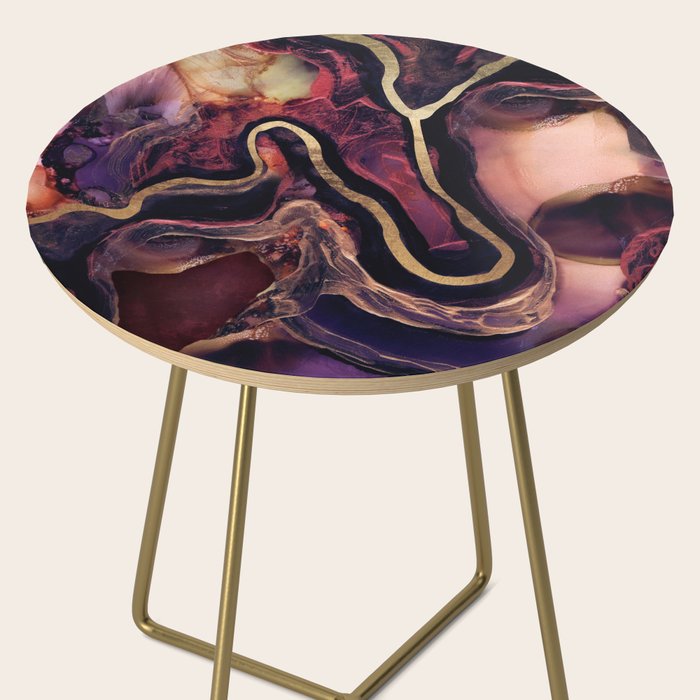 Golden River Abstract Side Table Gallery Image 2