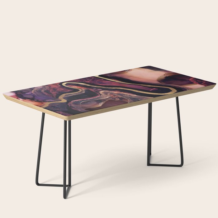 Golden River Abstract Coffee Table Gallery Image 1